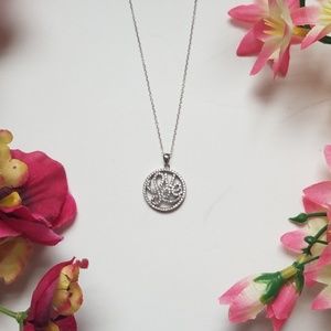 Love Necklace Diamond CZ Silver 925